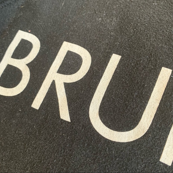 Brunette the label sweater size XS Small black crewneck pullover - Picture 3 of 5